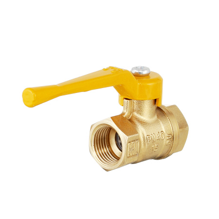 Кран шаровый латунныйБАЗ  11б27п газ ВР/ВР Ду 50 (2") Ру 40 рычаг  от производителя "Рускон"