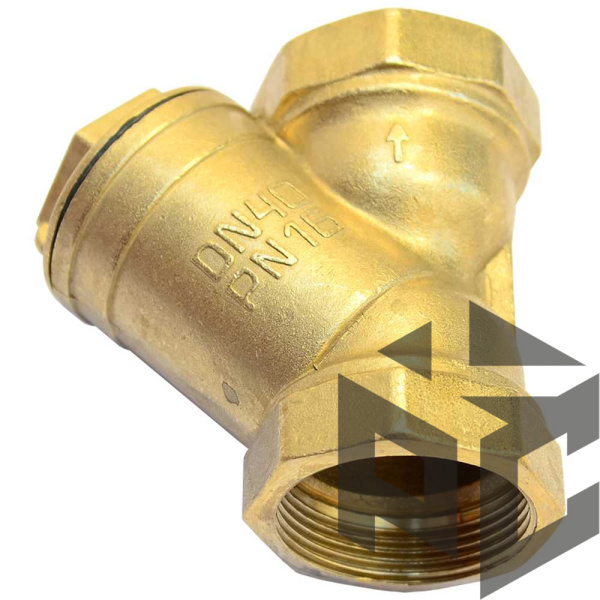 Фильтр сетчатый латунный Ду 40 Ру 16  от производителя "Рускон"